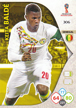 Keita Balde Senegal Panini 2018 World Cup #306